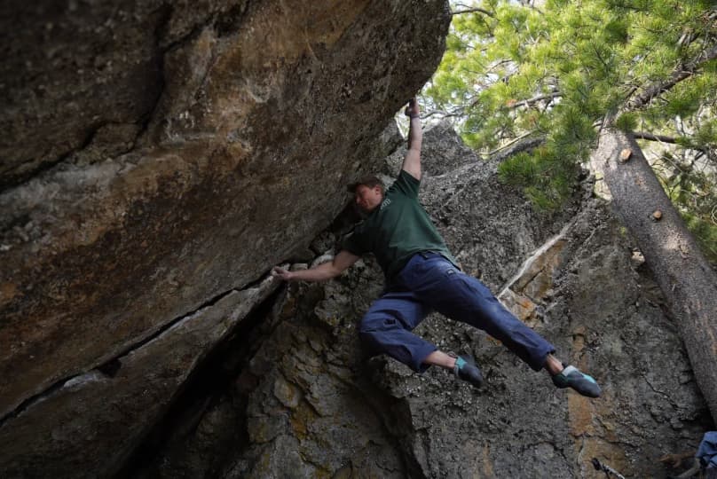 Highwood bouldering area